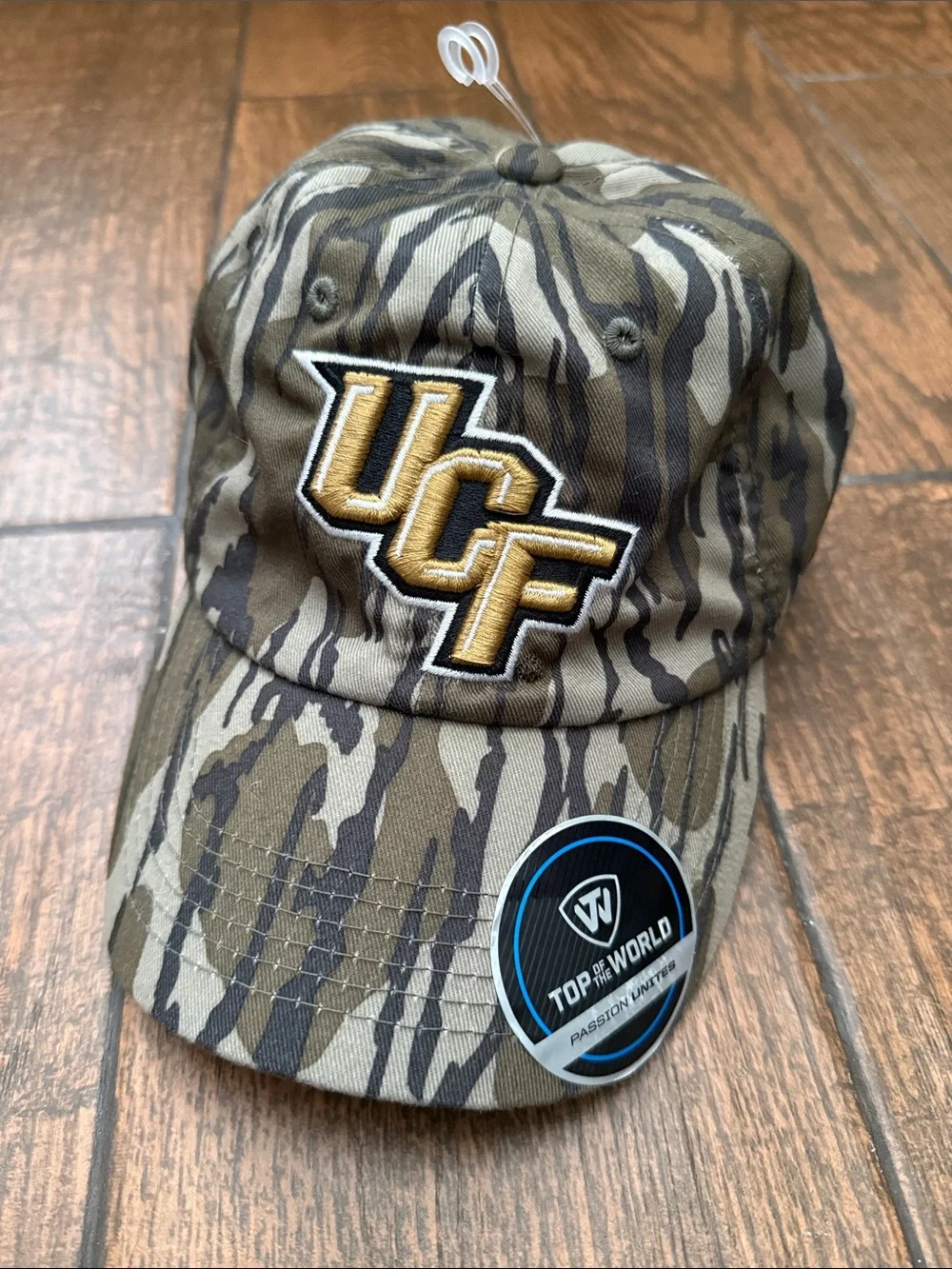 Unisex UCF Knights Top Of The World Mossy Oak Camouflage Adjustable Hat